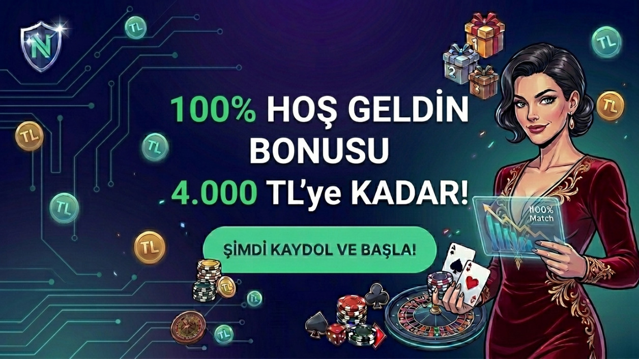 %100 HOŞGELDİN BONUSU 4.000 ₺